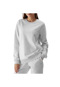 4f - Bluza 4F WSS24TSWSF095427M - szara. Typ kołnierza: kaptur. Kolor: szary. Materiał: poliester, bawełna. Styl: klasyczny, sportowy #1
