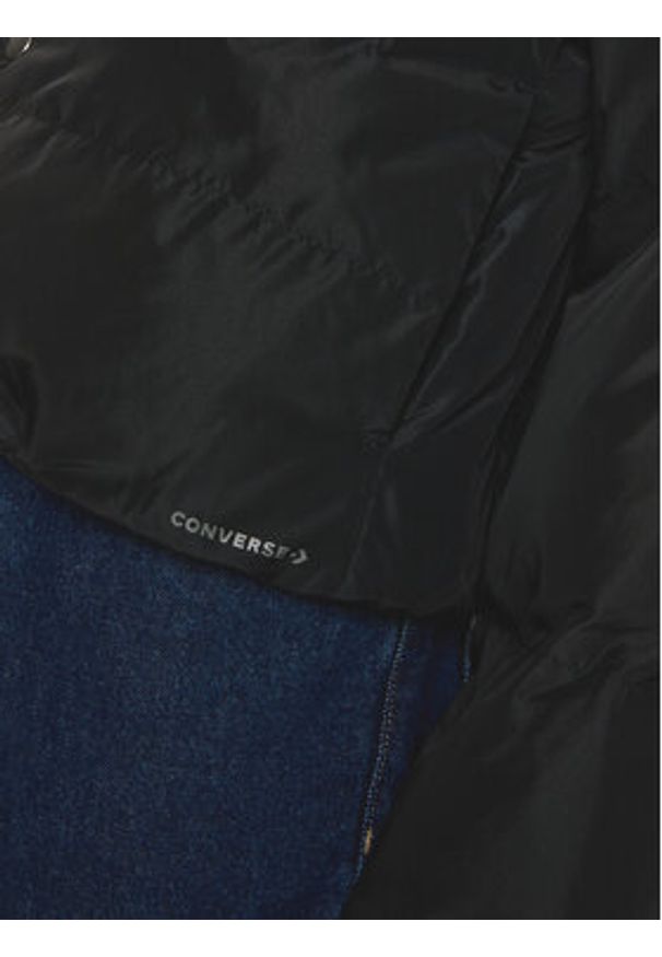 Converse Kurtka puchowa Super Puffer 10026797-A01 Czarny Relaxed Fit. Kolor: czarny. Materiał: syntetyk