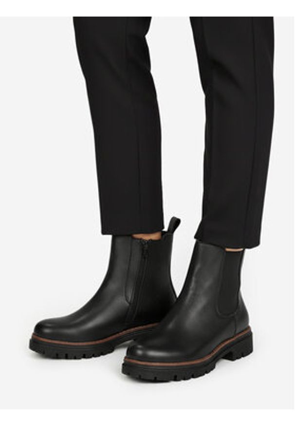 Clara Barson Botki CEO-WS6382-02 Czarny. Kolor: czarny. Materiał: materiał