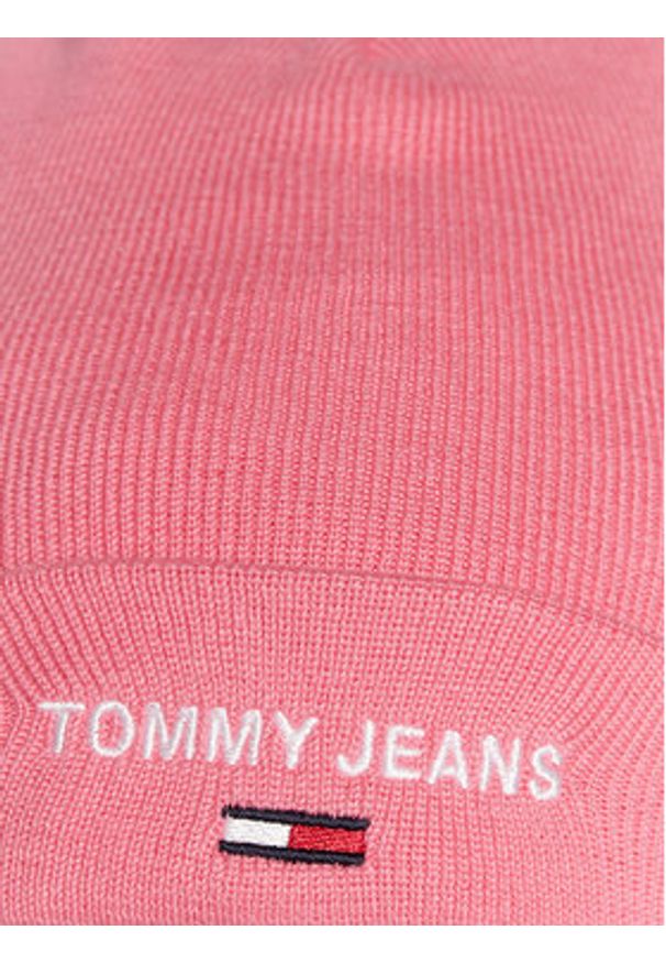 Tommy Jeans Czapka AM0AM10395 Różowy. Kolor: różowy. Materiał: materiał, bawełna