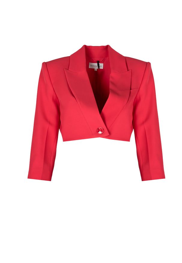 Patrizia Pepe Żakiet | DS1421/AB73 | Kobieta | Różowy. Kolor: różowy. Materiał: poliester, elastan. Długość: krótkie. Styl: elegancki