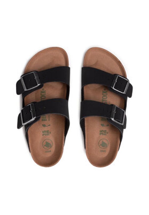Birkenstock Klapki Arizona Bs 1019057 Czarny. Kolor: czarny. Materiał: materiał