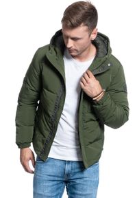 Wrangler - KURTKA ZIMOWA WRANGLER THE BODYGUARD RIFLE GREEN W4C8WWG13. Sezon: zima #8