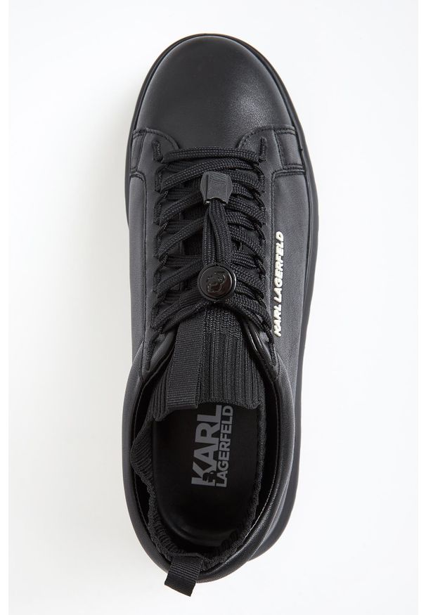 Karl Lagerfeld - Sneakersy męskie skórzane KARL LAGERFELD. Materiał: skóra