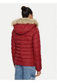 Tommy Jeans Kurtka puchowa Basic DW0DW18312 Czerwony Slim Fit. Kolor: czerwony. Materiał: syntetyk #2