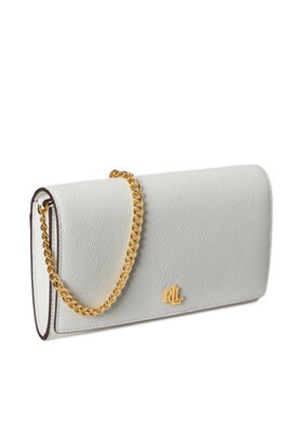 Lauren Ralph Lauren - LAUREN RALPH LAUREN Torebka 432P13473001 Biały. Kolor: biały. Materiał: skórzane