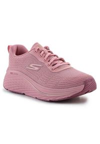 skechers - Buty do chodzenia damskie Skechers Max Cushioning Elite. Kolor: różowy. Materiał: tkanina. Szerokość cholewki: normalna. Sport: turystyka piesza #1