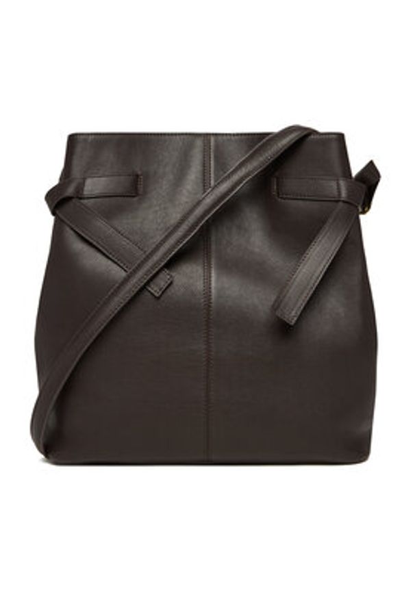 Patrizia Pepe Torebka 2B0150/L162-B856 Brązowy. Kolor: brązowy. Materiał: skórzane