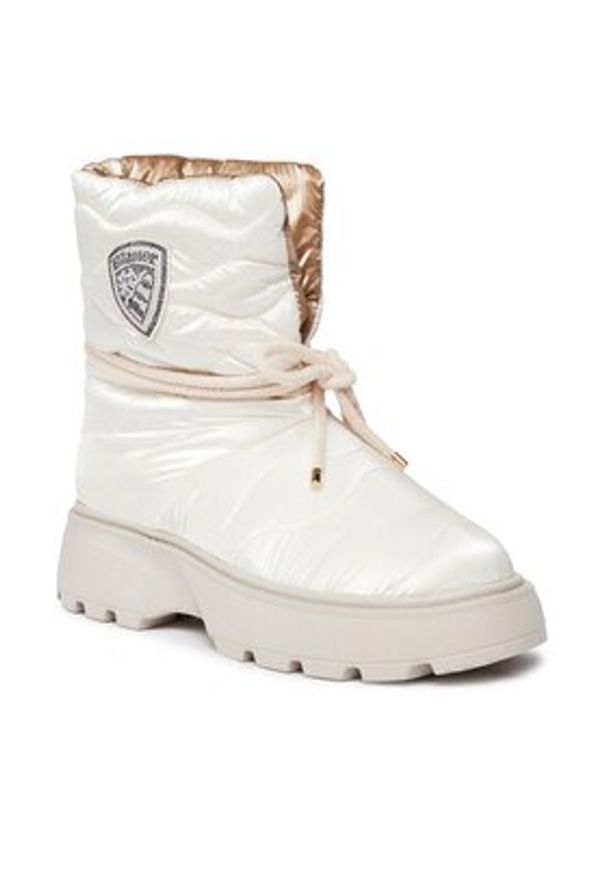 Blauer Śniegowce F3BLANCA02/DOW Biały. Kolor: biały. Materiał: materiał