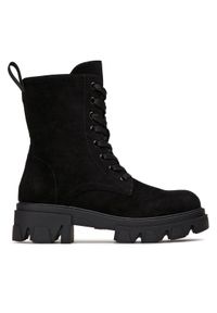 DeeZee Botki WS5598-23 Czarny. Kolor: czarny. Materiał: materiał