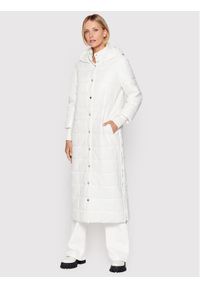 Patrizia Pepe Płaszcz przejściowy 8O0042/A116-W146 Biały Relaxed Fit. Kolor: biały. Materiał: syntetyk