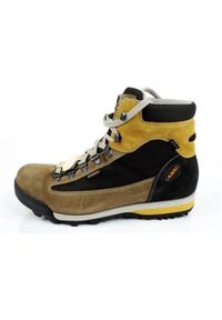 Buty trekkingowe męskie Aku Slope Original Gtx. Wysokość cholewki: za kostkę. Zapięcie: sznurówki. Kolor: brązowy. Materiał: guma, skóra, tkanina, materiał, syntetyk. Szerokość cholewki: normalna