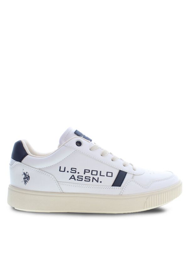 U.S. Polo Assn. Sneakersy Tymes TYMES004 Biały. Kolor: biały. Materiał: skóra