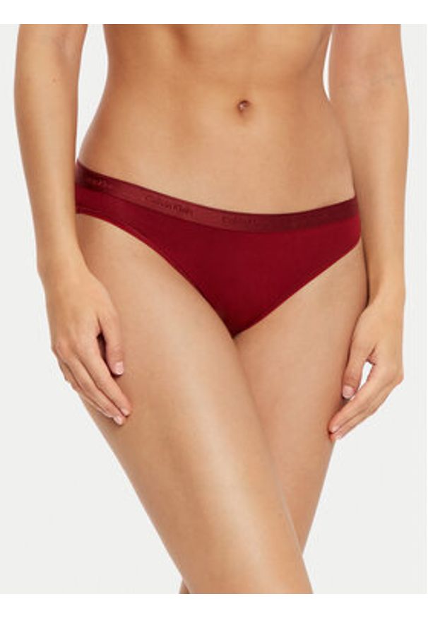 Calvin Klein Underwear Komplet 3 par fig klasycznych Bikini 3pk 000QD5243E Kolorowy. Materiał: bawełna. Wzór: kolorowy