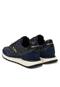 Karl Lagerfeld - KARL LAGERFELD Sneakersy KL51124D Granatowy. Kolor: niebieski. Materiał: zamsz, skóra #3