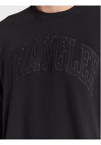Wrangler Bluza Varsity Crew W668IL100 112321152 Czarny Relaxed Fit. Kolor: czarny. Materiał: bawełna #5