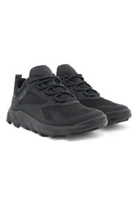 ecco - Buty do chodzenia damskie Ecco Mx Low Gtx. Kolor: czarny. Materiał: materiał, syntetyk. Szerokość cholewki: normalna. Sport: turystyka piesza