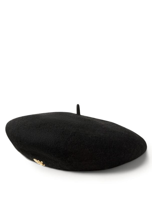 Lauren Ralph Lauren - LAUREN RALPH LAUREN Beret 454P04546001 Czarny. Kolor: czarny. Materiał: materiał, wełna