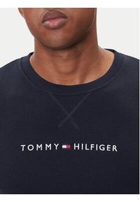 TOMMY HILFIGER - Tommy Hilfiger Bluza UM0UM03666 Granatowy Regular Fit. Kolor: niebieski. Materiał: bawełna #4