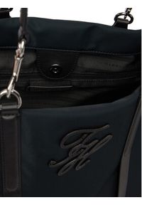 TOMMY HILFIGER - Tommy Hilfiger Torebka Th Elevated Nylon Tote AW0AW18406 Czarny. Kolor: czarny #6