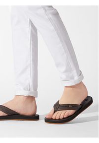 Quiksilver Japonki AQYL100886 Brązowy. Kolor: brązowy. Materiał: skóra #5