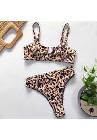 Intica - Strój kąpielowy dwuczęściowy z ozdobnym kółkiem na lato Antra. Materiał: materiał #1