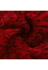 Intica - Stringi koronkowe bezszwowe dopasowane do ciała Dehlia. Kolor: czerwony. Materiał: koronka. Wzór: koronka #10