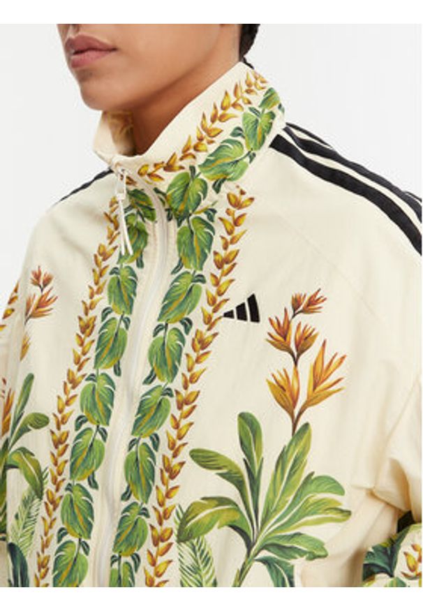 Adidas - adidas Kurtka bomber FARM JD6304 Beżowy Loose Fit. Kolor: beżowy. Materiał: syntetyk