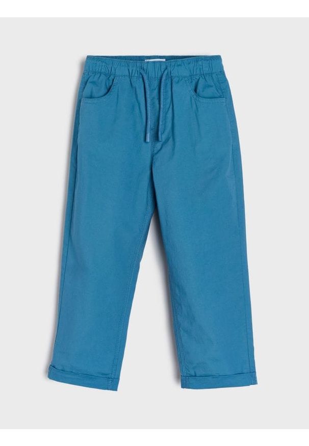 Sinsay - Jeansy wiązane w talii - mid blue