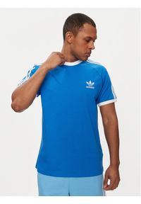 Adidas - adidas T-Shirt adicolor Classics 3-Stripes IN7745 Niebieski Regular Fit. Kolor: niebieski. Materiał: bawełna