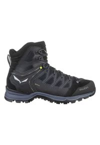 Buty Trekkingowe Męskie Salewa Mtn Trainer Lite Mid Gtx. Kolor: czarny, zielony, wielokolorowy