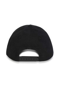 DKNY - Dkny czapka z daszkiem bawełniana dziecięca kolor czarny z nadrukiem. Kolor: czarny. Materiał: bawełna. Wzór: nadruk #2