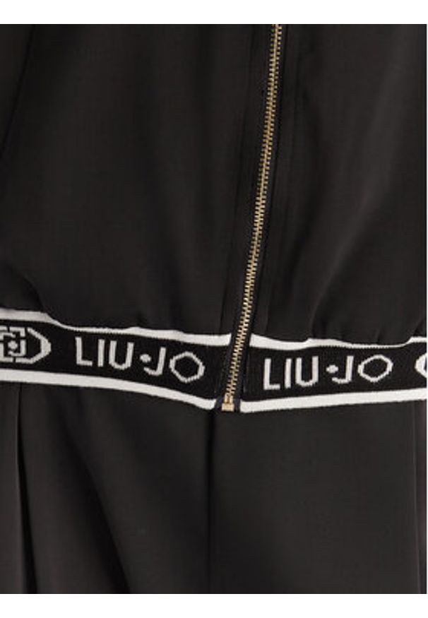 Liu Jo Sport Bluza TF5191 T004A Czarny Regular Fit. Kolor: czarny. Materiał: syntetyk. Styl: sportowy