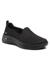 skechers - Skechers Półbuty Go Walk Arch Fit 124401/BBK Czarny. Kolor: czarny. Materiał: materiał