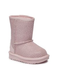 Ugg Śniegowce T Classic II Gel Hearts 1143730T Różowy. Kolor: różowy. Materiał: skóra