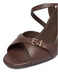 Gino Rossi - GINO ROSSI Sandały EO-GL15-986-1 Brązowy. Kolor: brązowy. Materiał: skóra #6