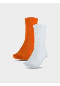 4f - 4F Skarpetki casual za kostkę (2-pack) uniseks - multikolor 43-46. Kolor: wielokolorowy. Materiał: bawełna, włókno, materiał, poliamid