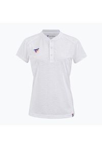 TECNIFIBRE - Koszulka tenisowa damska Tecnifibre Team Mesh Polo W. Typ kołnierza: polo. Kolor: biały. Materiał: mesh. Sport: tenis