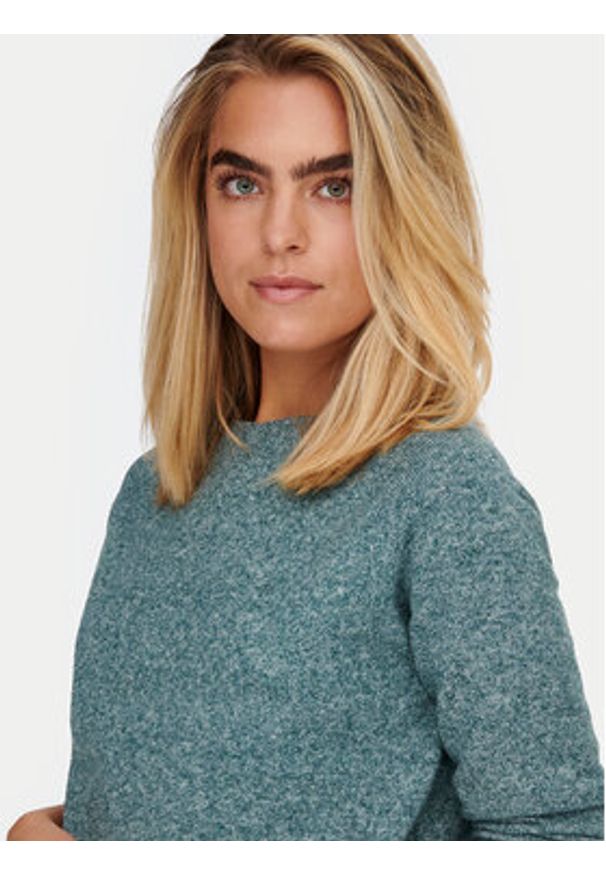 only - ONLY Sweter Rica 15204279 Zielony Regular Fit. Kolor: zielony. Materiał: syntetyk