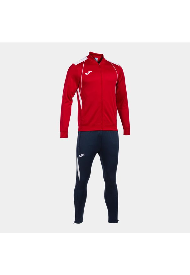 Dres Joma Championship VII. Kolor: wielokolorowy, biały, czerwony. Materiał: poliester. Sport: piłka nożna, fitness