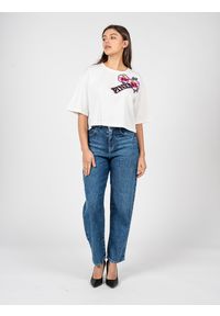 Pinko Jeansy "Stupendissima" | 1J10XL Y648 | Kobieta | Niebieski. Okazja: na co dzień. Kolor: niebieski. Wzór: kratka. Styl: casual, elegancki #1