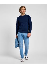 Lee - MESKI SWETER LEE CLEAN RAGLAN SWEATER TRUE NAVY 112355671. Długość rękawa: raglanowy rękaw #2