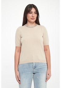 Sweter damski z krótkim rękawem Krissi JOOP!. Długość rękawa: krótki rękaw. Długość: krótkie #4