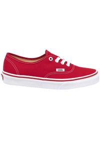 Buty na deskorolkę dla dzieci Vans Authentic. Kolor: czerwony. Model: Vans Authentic. Sport: skateboard #1