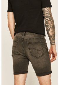 Lee - Szorty jeansowe. Kolor: szary. Materiał: jeans #2