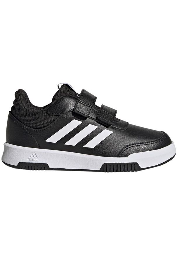 Adidas - Buty adidas Tensaur Sport 2.0 C Jr GW6440 czarne. Okazja: na co dzień, na spacer. Zapięcie: rzepy. Kolor: czarny. Materiał: skóra, syntetyk, guma, materiał. Szerokość cholewki: normalna. Sport: turystyka piesza