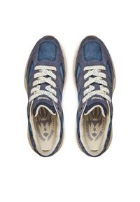 Enterprise Japan Sneakersy BB5017 PX079 Granatowy. Kolor: niebieski. Materiał: zamsz, skóra #5