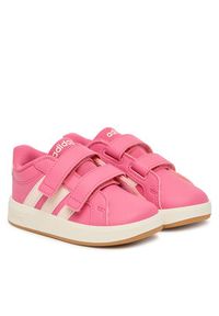 Adidas - adidas Sneakersy Grand Court 3.0 JP9377 Różowy. Kolor: różowy. Materiał: skóra #4
