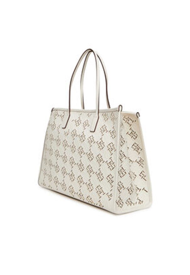 TOMMY HILFIGER - Tommy Hilfiger Torebka Th City AW0AW17501 Écru. Materiał: skórzane