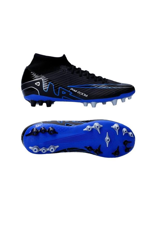 Buty korki Nike Superfly IX Academy do piłki nożnej. Kolor: szary, wielokolorowy, czarny. Materiał: syntetyk. Szerokość cholewki: normalna. Sport: piłka nożna